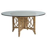 Emerald Bay Round Glass Dining Table