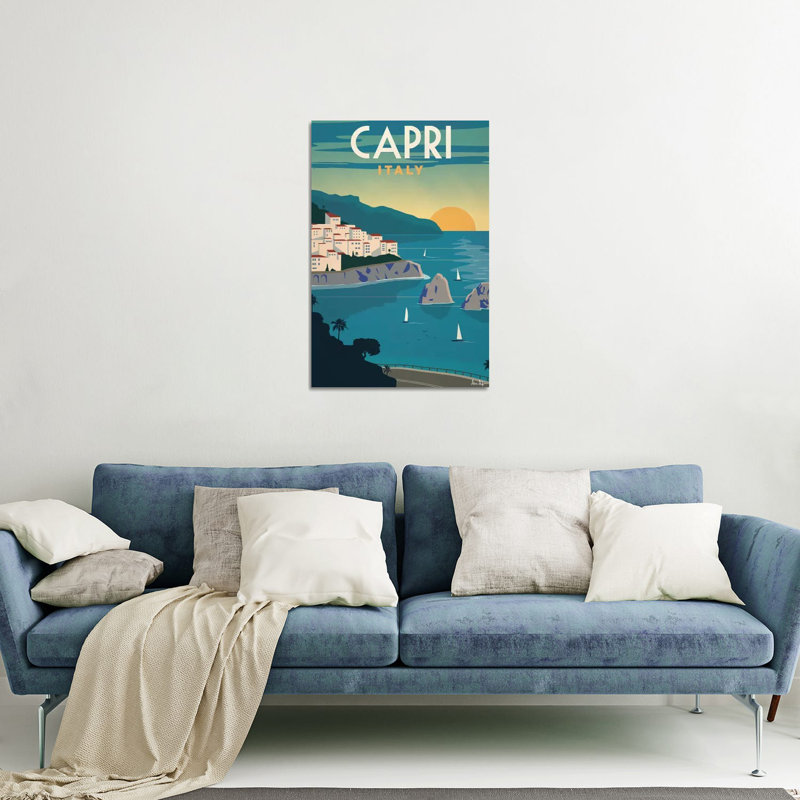 Capri - impression sans cadre, H 24 po x l 16 po x P 0,25 po