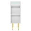 Meuble-lavabo simple 21,6 po avec lavabo blanc