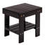 Tabouret décoratif en bois massif Orchard Street-1211692380