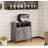 Sideboard Buffet Cabinet Storage Cabinet Kitchen Cabinet Bar Cabinet Dining Room Cabinet [Oblique Door] [Adjustable Shelves] For Kitchen, Dining, Living Room, Brown-1185722780