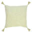 Ensemble de 2 coussins décoratifs en coton de couleur jaune-123252166