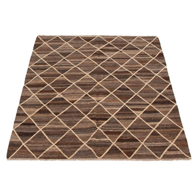 Sivas Brown Kilim 5'1" x 6'6"