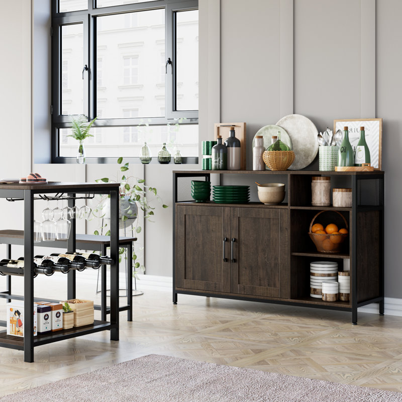 113.5cm Sideboard, Dark Brown