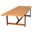 Anautica Wood Patio Dining Set with Rectangular Table-1855360625