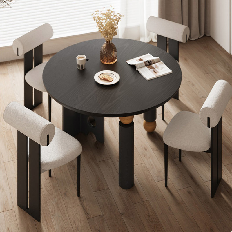 Safe and durable solid wood table set