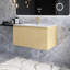 Meuble-lavabo mural moderne à rayures avec lavabo et tiroir à fermeture en douceur-901859948