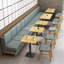 Banc rembourré en similicuir Ruaridh