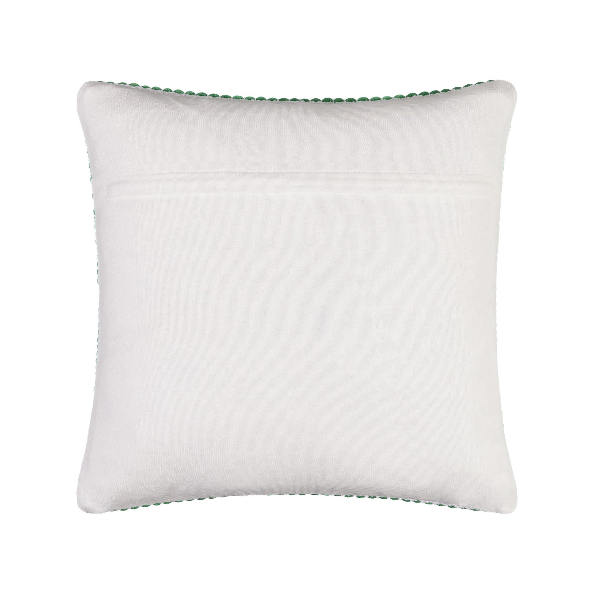 Waverly Wool Throw Pillow, Pillow Cover Only - No Insert, 20" x 20", Green