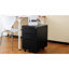 Classeur mobile à 3 tiroirs, rangement de bureau sous le bureau, verrouillable, imperméable, noir avec armoire moderne à poignée intégrée-741726684