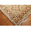 Tapis beige / brun en laine noué à la main de conception unique 9 pi x 12 pi Avellini