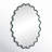 Modern Wavy Framed Oval Wall Mirror-1168154356
