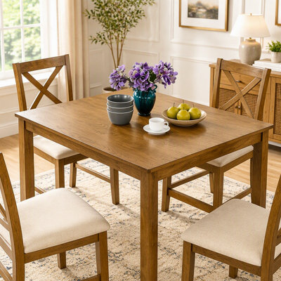 34.5-Inch Square Counter Height Table