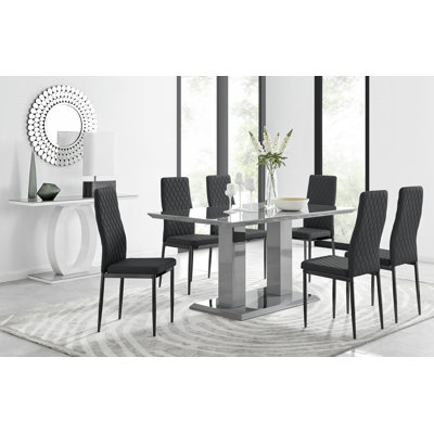 Eubanks Dining Set with 6 Chairs