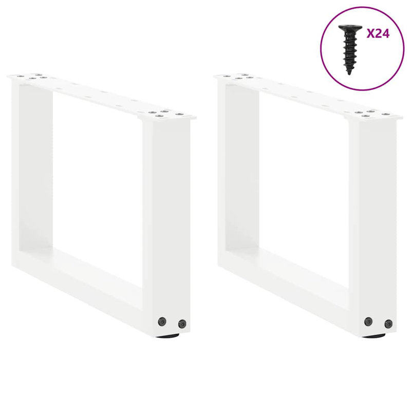 Sayumi Table Leg, 31cm H x 50cm W x 50cm D, White