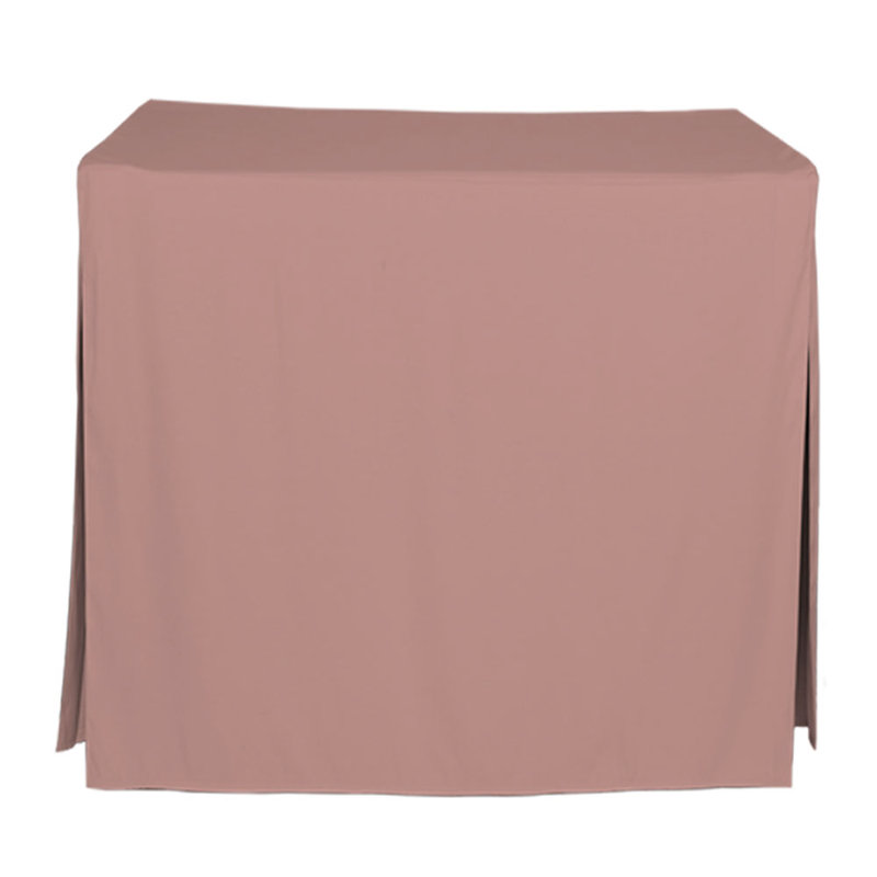 Tablevogue 34-Inch Square Table Cover, Rose