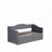 Twin Size Upholstered Daybed with Trundle, USB Charging, Sturdy Wood Slat Support, Plush Velvet Fabric for Comfort and Style, Gray