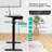 Khaleeqa Adjustable Metal Base Standing Desk-1710728558