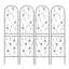 Versatile Metal Trellis for Outdoor Gardens, Enhancing Plant Growth and Beauty