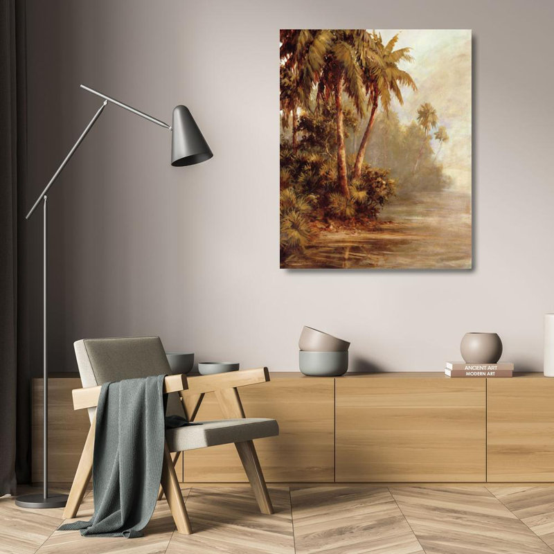 «Bayou Breeze Malarz», reproduction d'art sur toile tendue: Hidden Bank, H 24 po x l 20 po