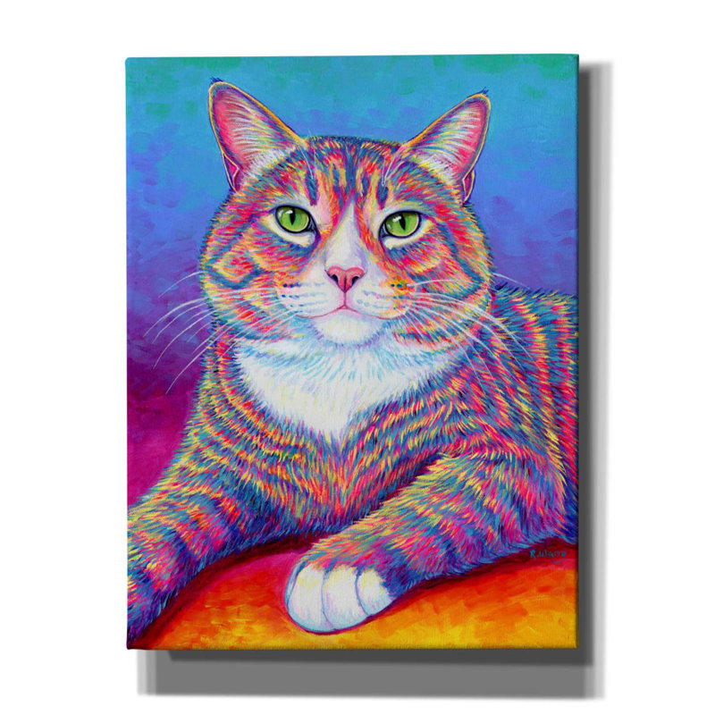Sur toile, H 34 po x l 26 po x P 1,5 po