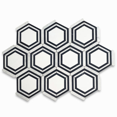 9" x 8" Marble Mosaic Wall & Floor Tile