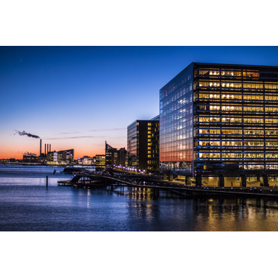 Colourful Night At City by MatusDuda - Wrapped Canvas Print