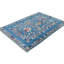 Tapis oriental moderne bleu unique 3 x 5 One-of-a-Kind