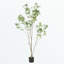Arbre de 82 pi artificiel 82,7 po - Faux plante réaliste, faux arbre pré-mis en pot pour la décoration de salon intérieur / extérieur