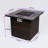 Rectangle Steel Propane Smokeless Fire Pit Table with Hidden Fuel Tank