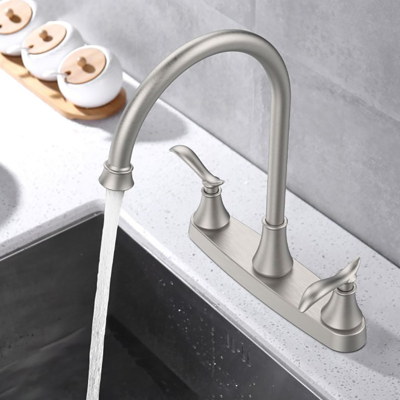Robinet pour salle de bain à deux poignées Topcraft
