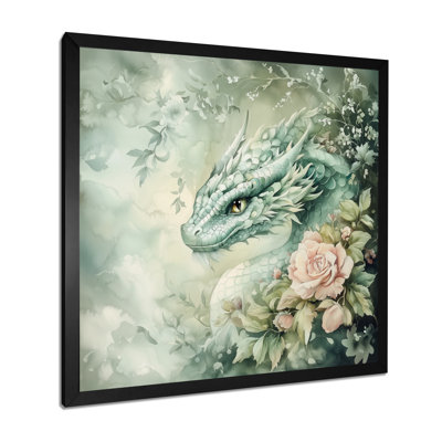 Garden Dragon Wisdom - Dragons Canvas Print