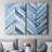 Wave Crests I-Premium Gallery Wrapped Canvas -Ready to Hang-885497551