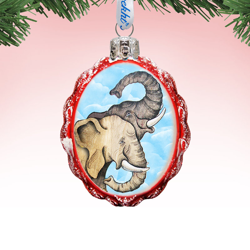 Keepsake Elephant Shaped Ornament