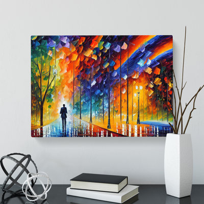 Alone By The Trees - Wrapped Canvas