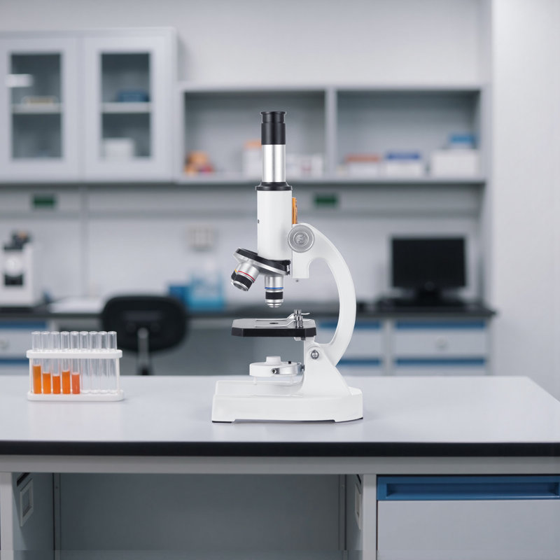 Microscope pour enfants adultes, 40X-2000X, adaptateur pour téléphone portable avec lumière DEL, pour laboratoire, école, maison, éducation