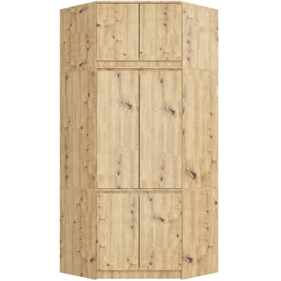 Silenus 6 Door Manufactured Wood Wardrobe