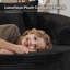 Chaise longue ronde rembourrée de 58,3 po-1725597738