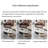 Oval rock panel coffee table living room-110943386