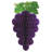 Tissue Grape Cluster - 17" - Pack of 12