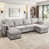 Light Gray 100% Polyester selected