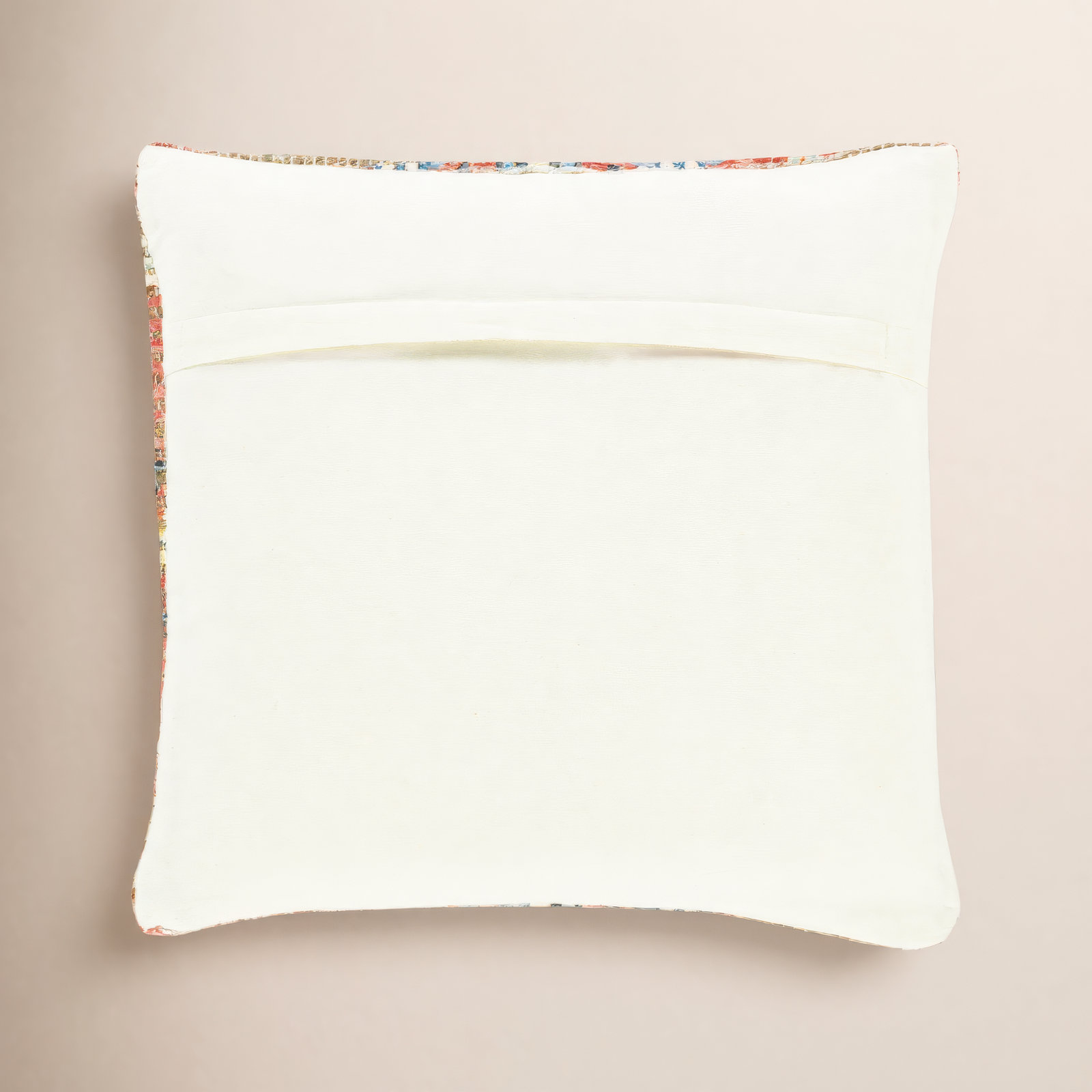 Vince Geometric Jute Blend Throw Pillow, Polyester/Polyfill