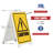 Sandwich Board A-Frame Sidewalk Sign Caution-69721078