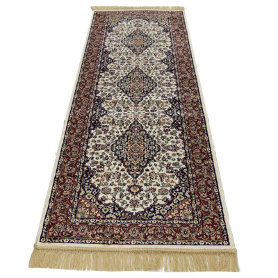 Runner Anaheim Geometric Viscose Flatweave 26cm X 83cm Area Rug