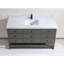60" Freestanding Standard Bathroom Vanity with Top