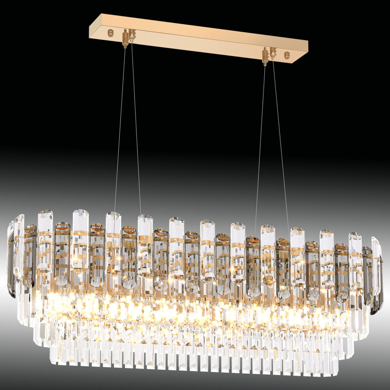 Nolhan 10 - Light Iron Dimmable Chandelier