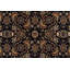 Tapis brun/noir en laine wheeler Cirro-4239679