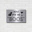 «Here for the Boos» par Lettré, art mural en métal-513669025