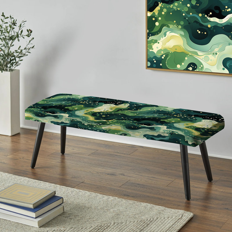 Banc rembourré vert camouflage vert Aura Camouflage