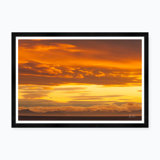 Orange Sunset On The Horizon Print